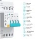 Ρελέ διαρροής 3Φ Wi-Fi TOQCB2L-80 63A με απομακρυσμένο έλεγχο, προστασία υπέρτασης/υπότασης, ρύθμιση διαρροής 30–500mA & μέτρηση κατανάλωσης ενέργειας συμβατό με Tuya, Smart Life