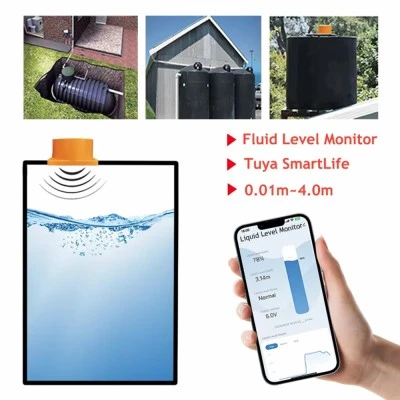Αισθητήρας στάθμης υγρού ME201W Ultrasonic υπερηχητικός μετρητής για δεξαμενές με εύρος έως 4m & απομακρυσμένη παρακολούθηση μέσω WiFi