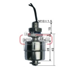Μικροφλοτέρ HUTO ΗΤ-304-1 220VAC/24VDC 0.8Α -10°C έως 130°C