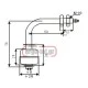 Μικροφλοτέρ HUTO ΗΤ-304-2 220VAC/24VDC 0.8Α -10°C έως 130°C