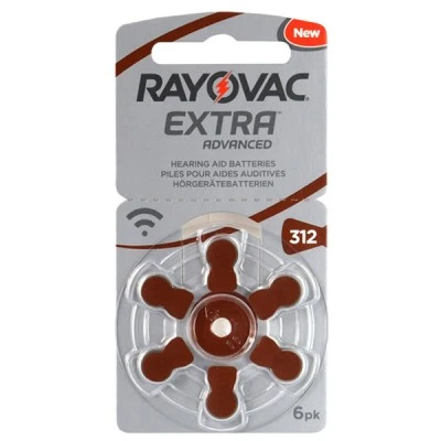 Μπαταρίες ακουστικών βαρηκοϊας Rayovac extra mercury free 1,45V σε συσκευασία 6 τεμαχίων Μπαταρίες ακουστικών βαρηκοϊας Rayovac extra mercury free 1,45V σε συσκευασία 6 τεμαχίων