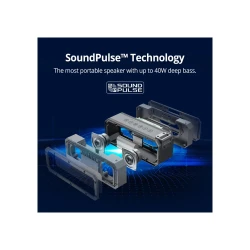 TRONSMART φορητό ηχείο Element Force+ 40W, Bluetooth/NFC, 6600mAh, μαύρο