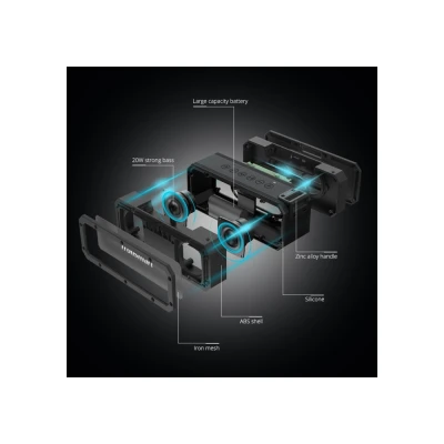 TRONSMART φορητό ηχείο Element Force+ 40W, Bluetooth/NFC, 6600mAh, μαύρο