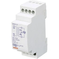 Μετασχηματιστής ράγας 10VA 4+8=12V (2 στοιχείων) GEWISS Ιταλίας