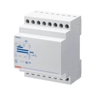 Μετασχηματιστής ράγας 40VA 12+12=24V (3 ΣΤΟΙΧΕΙΩΝ) GEWISS Ιταλίας Μετασχηματιστής ράγας 40VA 12+12=24V (3 ΣΤΟΙΧΕΙΩΝ) GEWISS Ιταλίας