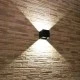 Φωτιστικό Τοίχου LED 5W 450LM IP20 με θερμό φως 3000K σε μαύρο χρώμα