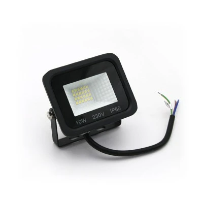 Προβολέας Led SMD 230V 10W με λευκό φως 900lm 120°  μαύρο σώμα αλουμινίου IP65