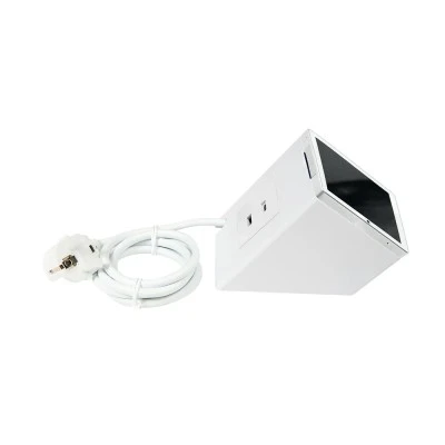 USB φορτιστής Shelly USB Charger Adapter (USB-C/USB-A) λευκός με 2 θύρες Type-A και Type-C για το Shelly Wall Display Stand