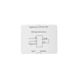 Έξυπνο ρελέ υψηλού φορτίου Ogemray Smart relay 25A με 1 έξοδο έως 25A  6000W & με μετρητή ενέργειας