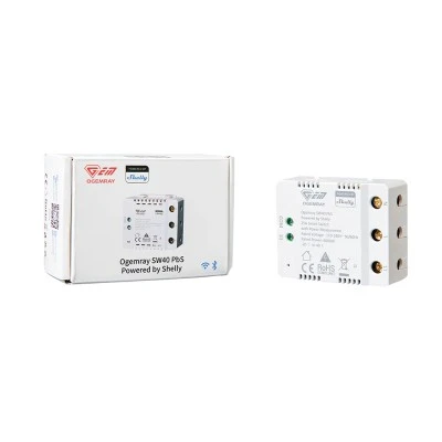Έξυπνο ρελέ υψηλού φορτίου Ogemray Smart relay 25A με 1 έξοδο έως 25A  6000W & με μετρητή ενέργειας