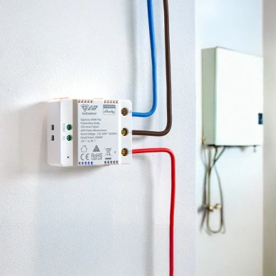 Έξυπνο ρελέ υψηλού φορτίου Ogemray Smart relay 25A με 1 έξοδο έως 25A  6000W & με μετρητή ενέργειας
