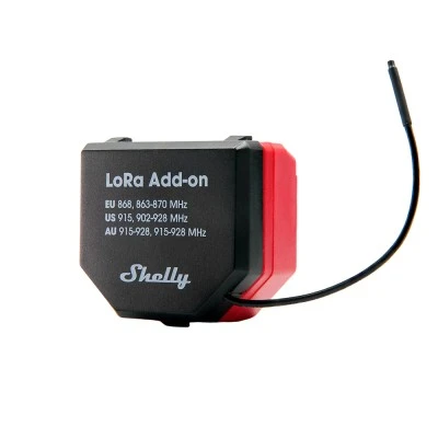 Module επέκτασης επικοινωνίας Shelly LoRa Add-On μεγάλης εμβέλειας έως 5 km για συσκευές Shelly Gen3 & Gen4 Module επέκτασης επικοινωνίας Shelly LoRa Add-On μεγάλης εμβέλειας έως 5 km για συσκευές Shelly Gen3 & Gen4