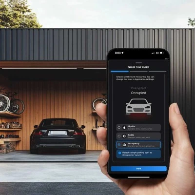 Έξυπνος αισθητήρας υπερήχων Bluetooth Shelly Blu Distance για μέτρηση απόστασης από διάφορες επιφάνειες