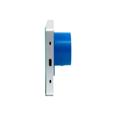 έγχρωμη οθόνη αφής 6,95" Shelly Wall Display X2 Silver ασημί + BLU H&T Ivory για Εποπτεία αυτοματισμών έξυπνου σπιτιού