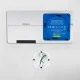 έγχρωμη οθόνη αφής 6,95" Shelly Wall Display X2 Silver ασημί + BLU H&T Ivory για Εποπτεία αυτοματισμών έξυπνου σπιτιού