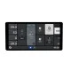 έγχρωμη οθόνη αφής 6,95" Shelly Wall Display X2 Silver ασημί + BLU H&T Ivory για Εποπτεία αυτοματισμών έξυπνου σπιτιού