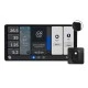 έγχρωμη οθόνη αφής 6,95" Shelly Wall Display X2 Silver ασημί + BLU H&T black για Εποπτεία αυτοματισμών έξυπνου σπιτιού
