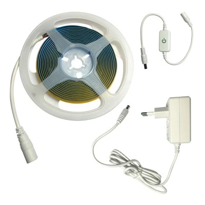Led COB Ταινία 24V DC 8W/m ενδιάμεσο φως 4000K 1000lm/m IP20 Ra90 320LEDs/m 3m Ρολό Led COB Ταινία 24V DC 8W/m ενδιάμεσο φως 4000K 1000lm/m IP20 Ra90 320LEDs/m 3m Ρολό
