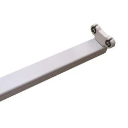 Slim φωτιστικό κενό για 2 λάμπες LED TUBE 1.50m τύπου φθορίου με τροφοδοσία στο 1 άκρο