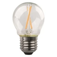 Λάμπα Led σφαιρική Crossed Filament 4.2W E27 3000K θερμό φως 220-240V και γωνία δέσμης 360°