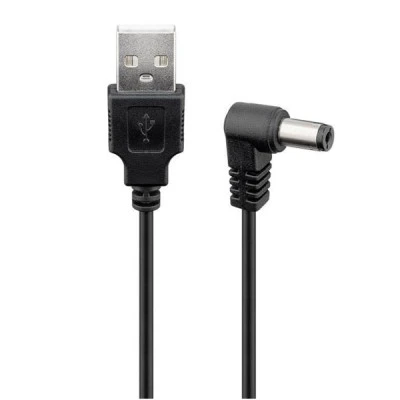 Καλώδιο 1.5m POWERTECH USB 2.0(M) σε DC 5.5x2.1mm (F) CAB-U121 copper Καλώδιο 1.5m POWERTECH USB 2.0(M) σε DC 5.5x2.1mm (F) CAB-U121 copper