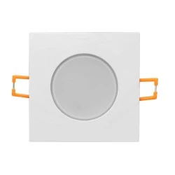 Led σποτ μπάνιου λευκό τετράγωνο χωνευτό ισχύος 5W 230V 4000k ενδιάμεσο φως 410lm στεγανό IP65 Led σποτ μπάνιου λευκό τετράγωνο χωνευτό ισχύος 5W 230V 4000k ενδιάμεσο φως 410lm στεγανό IP65