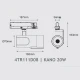 AI KANO track spot μαύρο αλουμινίου 20 W RGBW 220-240V 24° D70x162 mm με dual sensor και Bluetooth (4TR111D08) AI KANO track spot μαύρο αλουμινίου 20 W RGBW 220-240V 24° D70x162 mm με dual sensor και Bluetooth (4TR111D08)