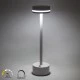 Πορτατίφ LED επαναφορτιζόμενο με USB-C 2W CCT dimmable με δυνατότητα ρύθμισης έντασης φωτός & θερμοκρασίας μεταλλικό λευκό Πορτατίφ LED επαναφορτιζόμενο με USB-C 2W CCT dimmable με δυνατότητα ρύθμισης έντασης φωτός & θερμοκρασίας μεταλλικό λευκό