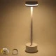 Πορτατίφ LED επαναφορτιζόμενο με USB-C 2W CCT dimmable με δυνατότητα ρύθμισης έντασης φωτός & θερμοκρασίας μεταλλικό λευκό Πορτατίφ LED επαναφορτιζόμενο με USB-C 2W CCT dimmable με δυνατότητα ρύθμισης έντασης φωτός & θερμοκρασίας μεταλλικό λευκό