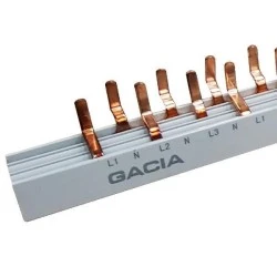 Γέφυρα χαλκού GACIA τύπου L 3P L+N (1P) 1m με μόνωση