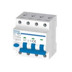 Ρελε RCBO τετραπολικο 10A 6kA 30mA 3P+N GACIA type A