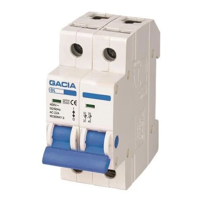 Ραγοδιακόπτης GACIA διπολικός 2P 2x40A