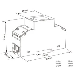 Ψηφιακός μετρητής ενέργειας KWH SDM-230D EASTRON μονοφασικός μέτρηση απευθείας εώς 100A
