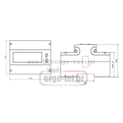 Ψηφιακός μετρητής ενέργειας KWH SDM-530D EASTRON τριφασικός μέτρηση απευθείας εώς 100A