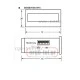 Αμπερόμετρο ψηφιακό DHCA/A 5-2000A μέσω Μ/Σ 100-240VAC/DC 72x36mm