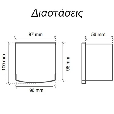 Ψηφιακός αναλυτής ενέργειας 96Χ96 MULTISER-05-PC-TFT με δύο αναλογικές εξόδους