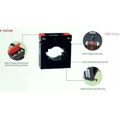 Μετασχηματιστής εντάσεως μπάρας Φ40 MBO62/40 DIXSEN 720V 400A/5A 5va(k.0,5) 5va(k.1) 79x60x35 Μετασχηματιστής εντάσεως μπάρας Φ40 MBO62/40 DIXSEN 720V 400A/5A 5va(k.0,5) 5va(k.1) 79x60x35