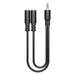Αντάπτορας ήχου GOOBAY 50464 3.5mm αρσενικό σε 2x θηλυκά 0.2m