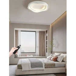 Φωτιστικό Led οροφής ZAMORA σε λευκό χρώμα 72W 7200lm CCT Φ50x6cm  