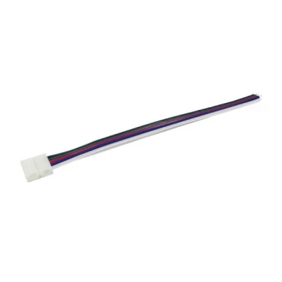 Καλώδιο τροφοδοσίας για ταινίες Led RGBW 12mm Καλώδιο τροφοδοσίας για ταινίες Led RGBW 12mm