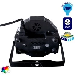 Επαγγελματική Κεφαλή PAR LED 70W 230V 30° DMX512 RGBW GloboStar 51120