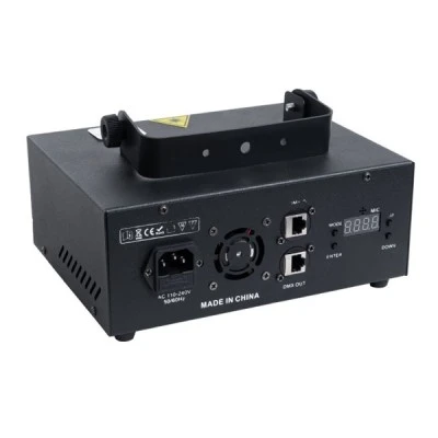 GloboStar® ARES 51127 Επαγγελματικό Laser Projector 30W 1000Mw 300mW RED/635nm - 100mW GREEN/532nm - 600mW BLUE/450nm - AC 220V-240V IP20 3in1 RGB DMX512 - Μ23.5 x Π18 x Υ10cm - 2 Χρόνια Εγγύηση