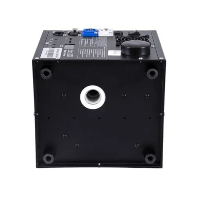 GloboStar® 51131 SIRENS Επαγγελματική Κρεμαστή Μηχανή Cold Sparkle Machine - Fountain Εφέ με Άκαυστες Σπίθες 600W AC 220V-240V DMX512 Display on Body & Ασύρματο Χειριστήριο - Μαύρο - L20 x W18 x H34cm