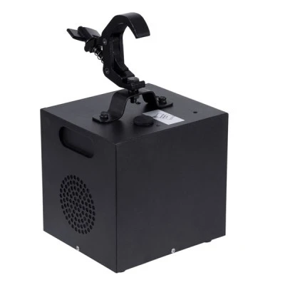 GloboStar® 51131 SIRENS Επαγγελματική Κρεμαστή Μηχανή Cold Sparkle Machine - Fountain Εφέ με Άκαυστες Σπίθες 600W AC 220V-240V DMX512 Display on Body & Ασύρματο Χειριστήριο - Μαύρο - L20 x W18 x H34cm