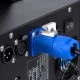 GloboStar® 51131 SIRENS Επαγγελματική Κρεμαστή Μηχανή Cold Sparkle Machine - Fountain Εφέ με Άκαυστες Σπίθες 600W AC 220V-240V DMX512 Display on Body & Ασύρματο Χειριστήριο - Μαύρο - L20 x W18 x H34cm