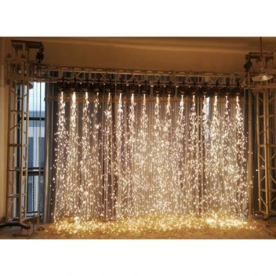 GloboStar® 51131 SIRENS Επαγγελματική Κρεμαστή Μηχανή Cold Sparkle Machine - Fountain Εφέ με Άκαυστες Σπίθες 600W AC 220V-240V DMX512 Display on Body & Ασύρματο Χειριστήριο - Μαύρο - L20 x W18 x H34cm
