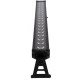 GloboStar® 51141 TRITON Επαγγελματική Μπάρα Φωτισμού Wall Washer LED 18*15W 4in1 270W 25° AC 220-240V Αδιάβροχο IP65 Πολύχρωμο RGBW DMX512 Display on Body - Μαύρο - L102 x W11 x H17cm