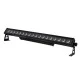 GloboStar® 51141 TRITON Επαγγελματική Μπάρα Φωτισμού Wall Washer LED 18*15W 4in1 270W 25° AC 220-240V Αδιάβροχο IP65 Πολύχρωμο RGBW DMX512 Display on Body - Μαύρο - L102 x W11 x H17cm