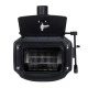 GloboStar® 51147 MEDUSA Επαγγελματική Επιδαπέδια Μηχανή Dry Ice CO2 Maker Machine - Εφέ Ξηρού Πάγου CO2 3500W AC 220V-240V με Φυσούνα - Μαύρο - L44 x W40 x H43cm