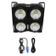 Προβολέας LED COB DMX512 Strobe Blinder Matrix Light 400Watt (4x100w) ψυχρό χρώμα φωτός 6000k Προβολέας LED COB DMX512 Strobe Blinder Matrix Light 400 Watt (4x100w) Ψυχρό Λευκό 6000k GloboStar 51161